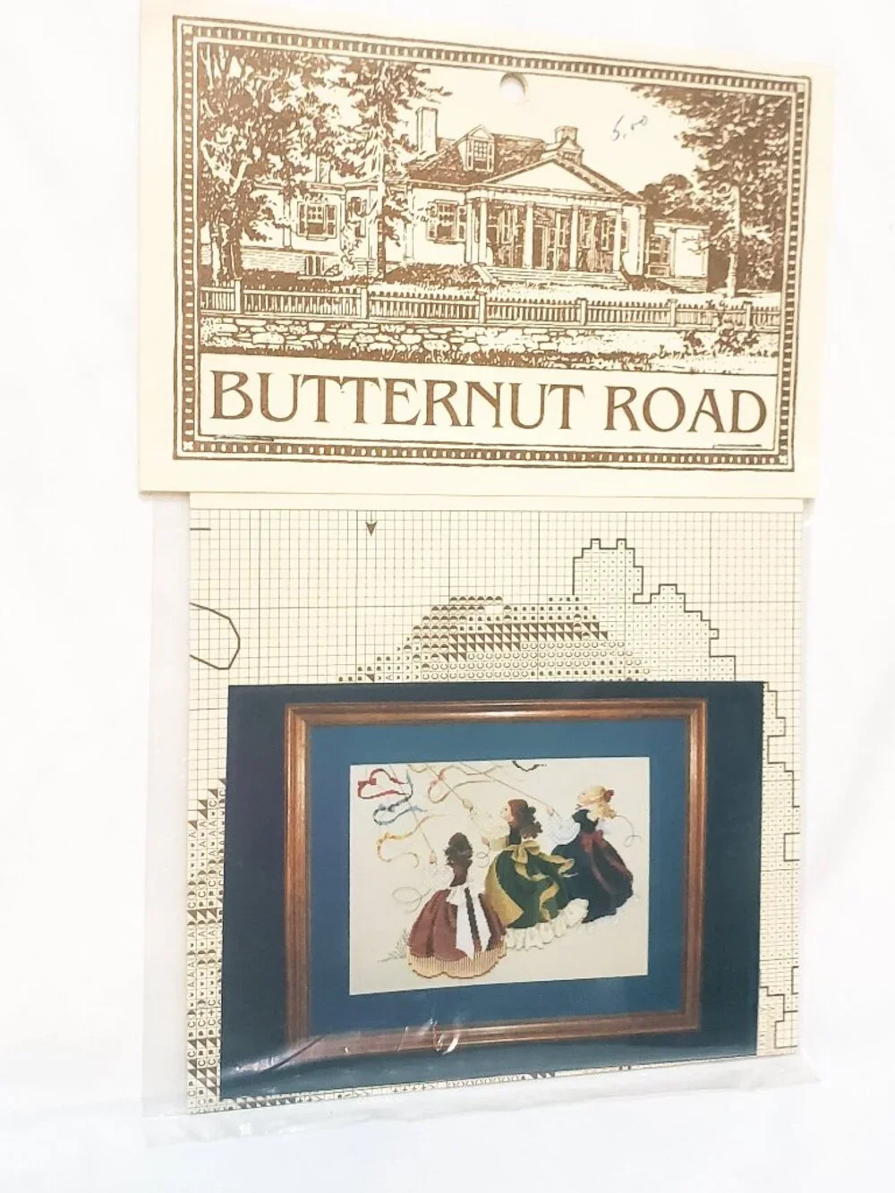 Catch the Wind Counted Cross Stitch Pattern Butternut Road 1991 Children BR4